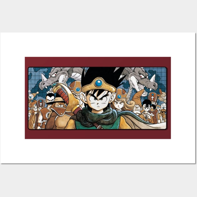 Dragon Quest III Famicom Wall Art by Il Mercante